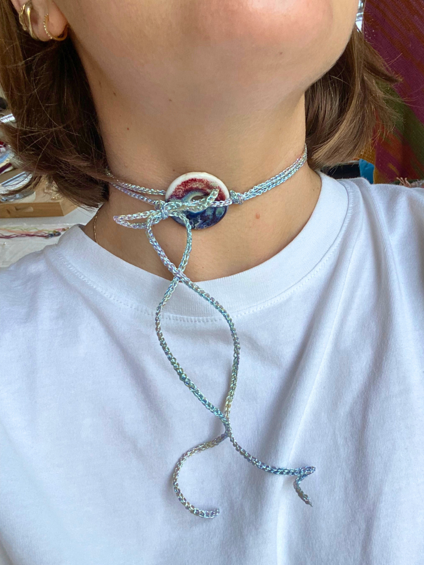 Collanina Crochet Ciambella