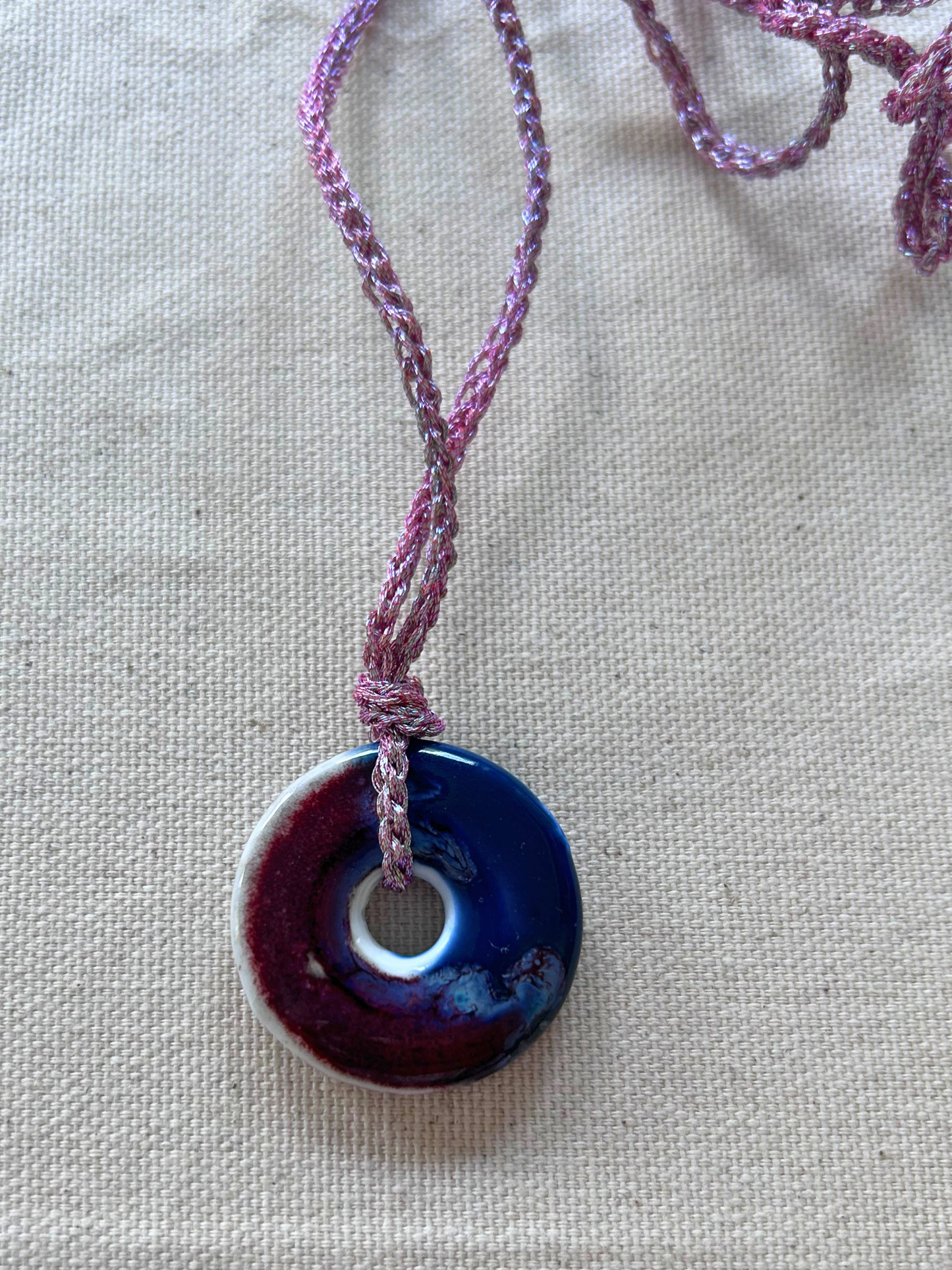 Collanina Crochet Ciambella