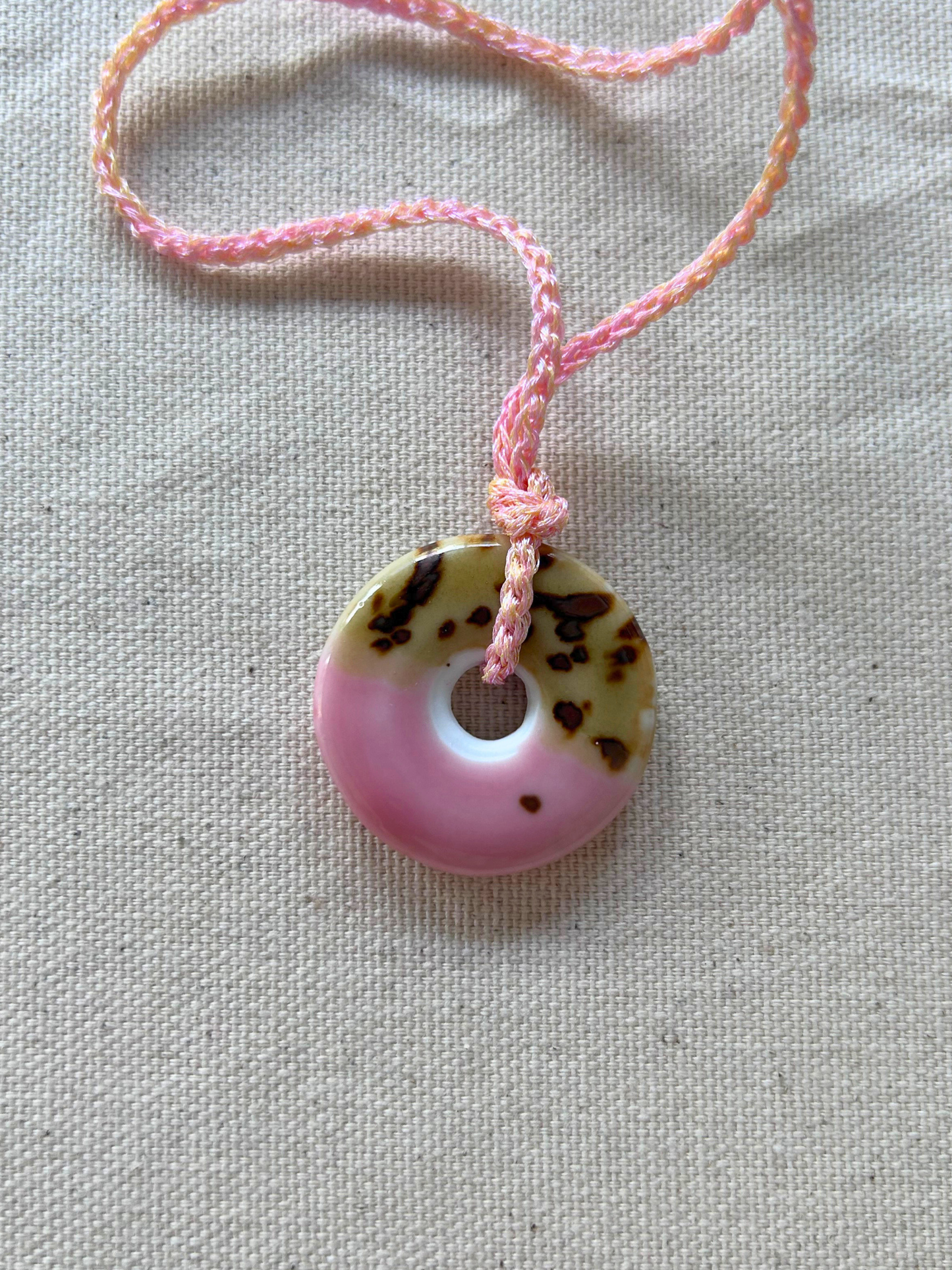 Collanina Crochet Ciambella