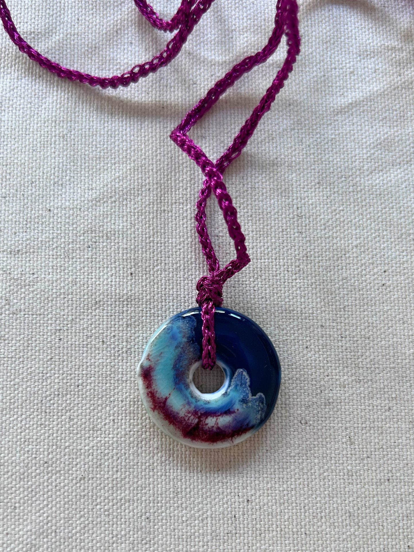 Collanina Crochet Ciambella