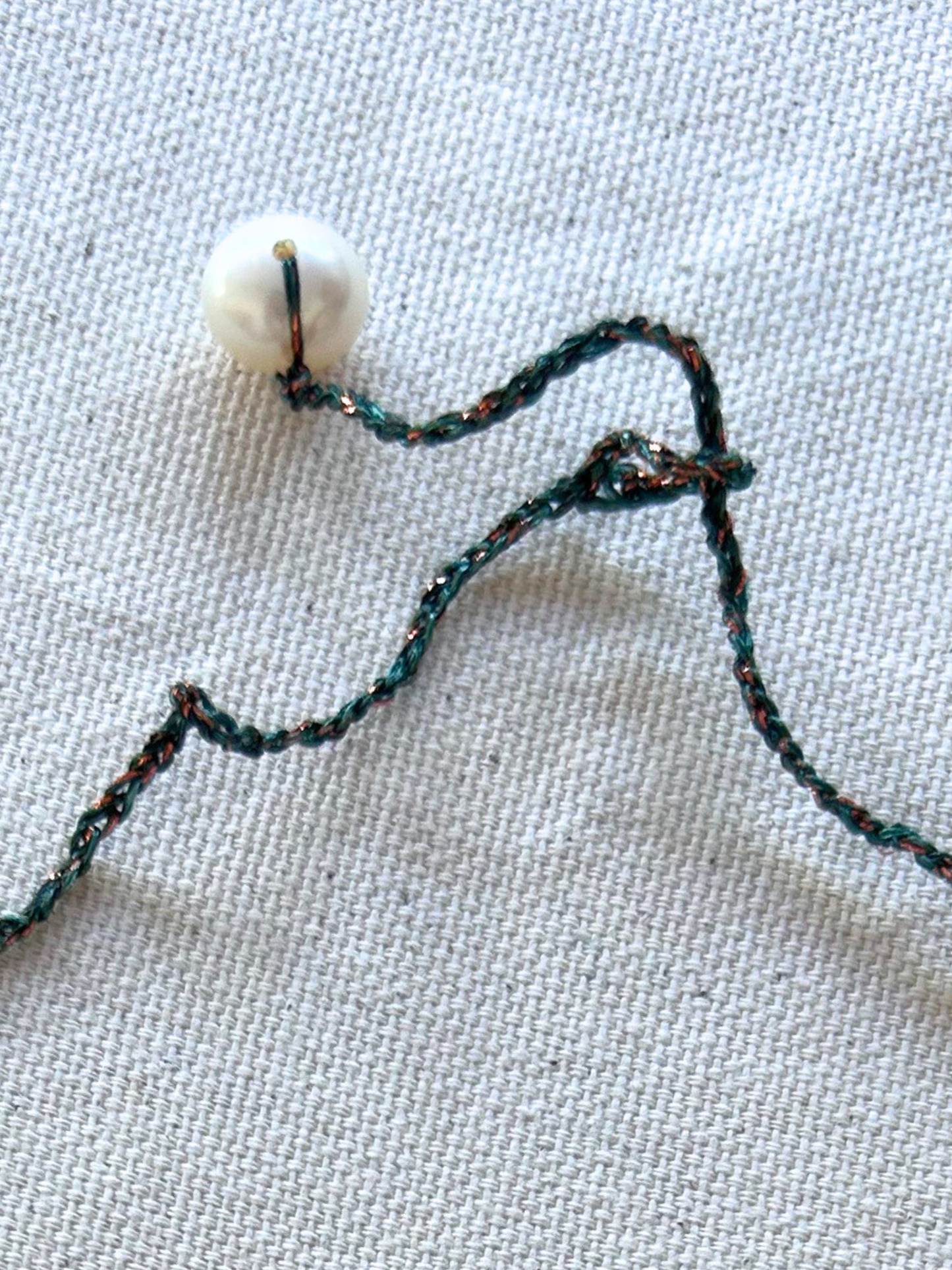 Collanina Crochet Ciondolo
