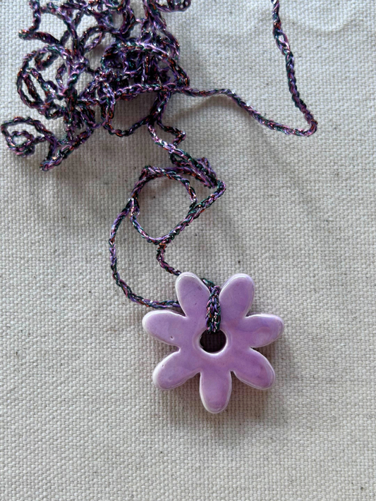 Collanina Crochet Fiore