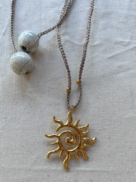Long Crochet Necklace