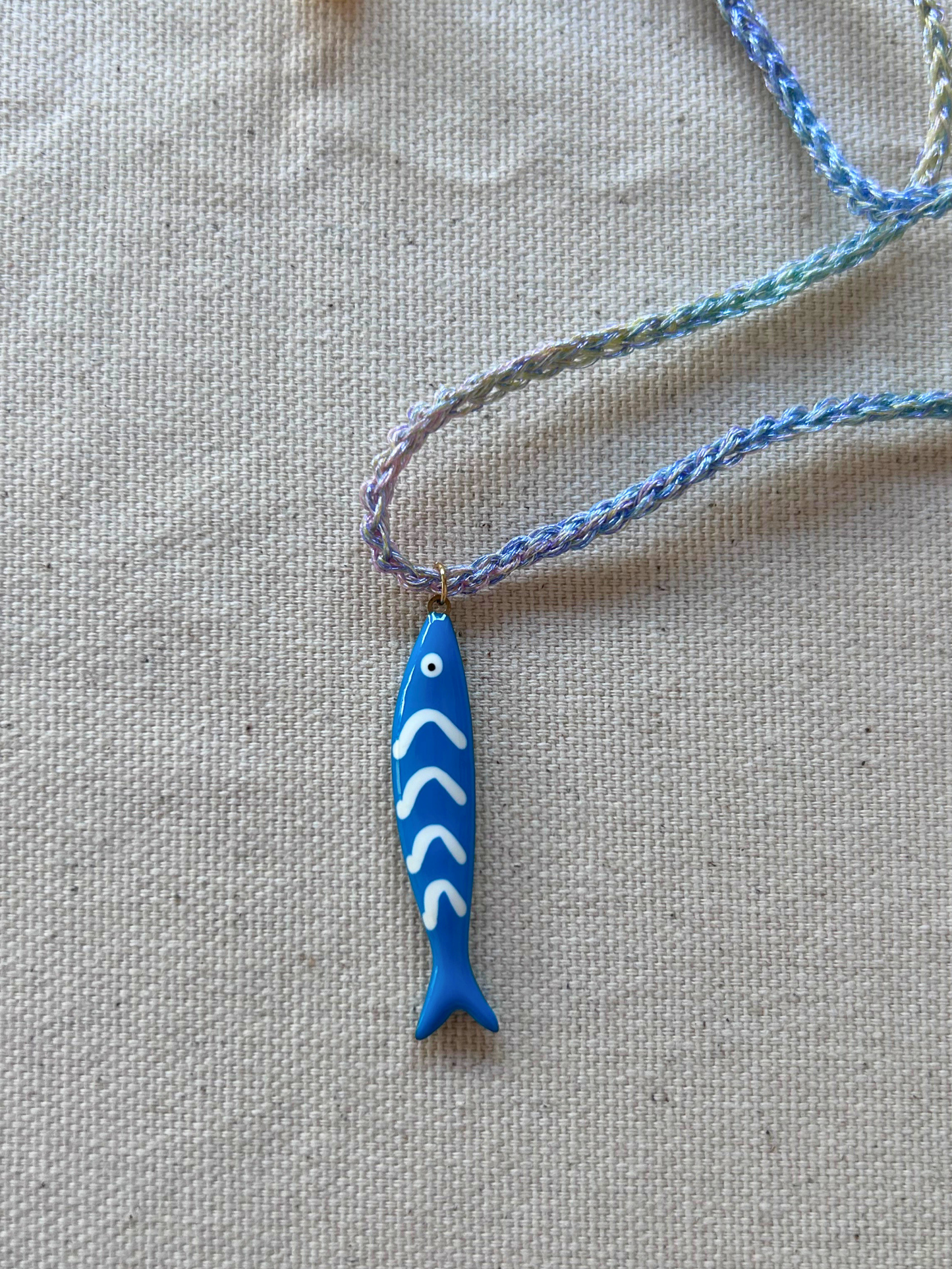 Collanina Crochet Ciondolo