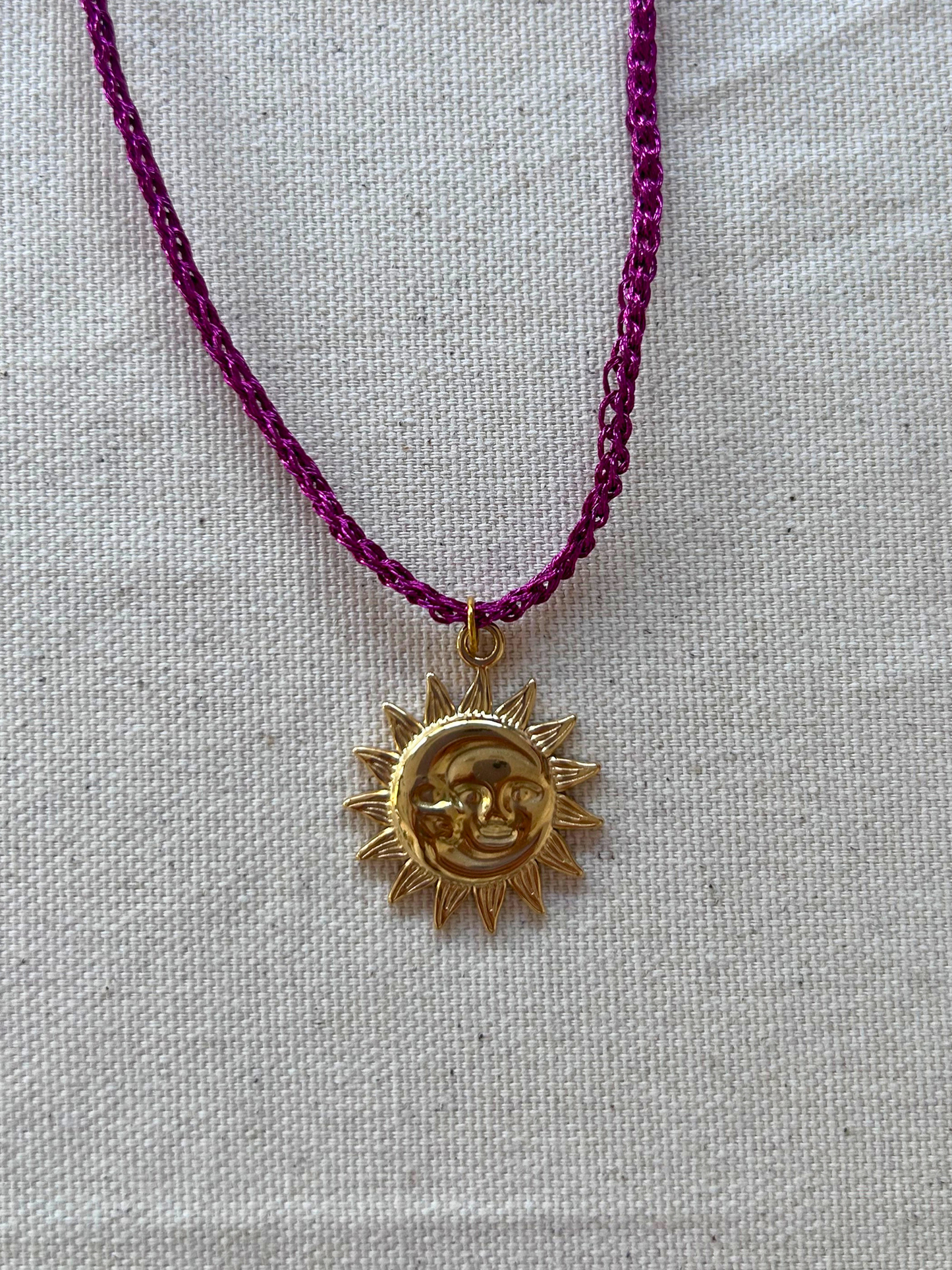 Collanina Crochet Ciondolo
