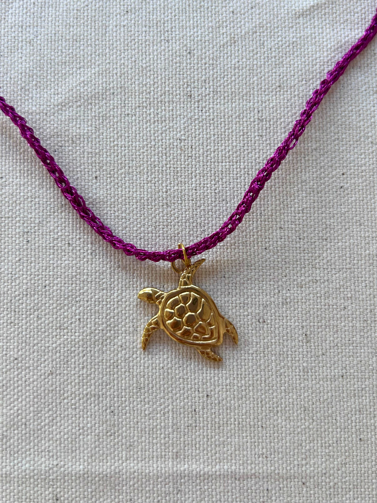 Collanina Crochet Ciondolo