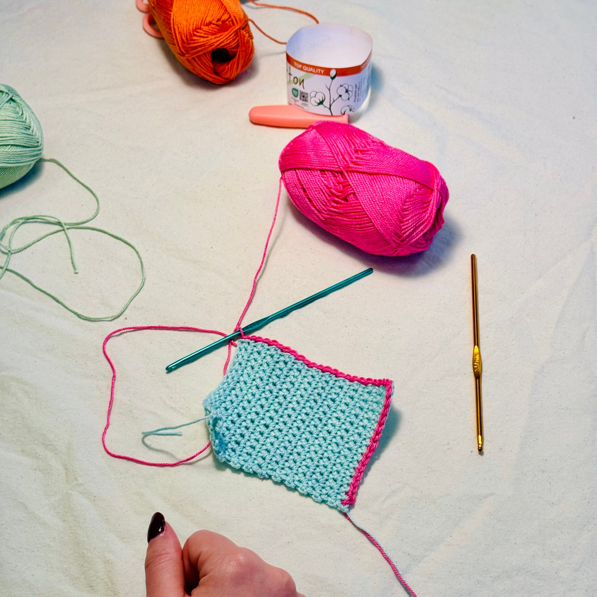 Beginner crochet course