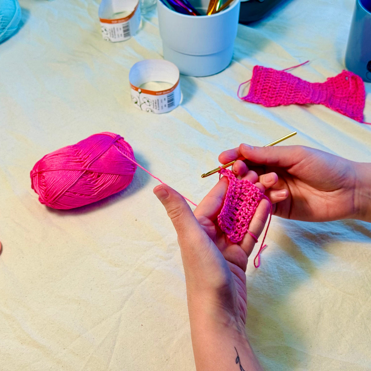 Beginner crochet course